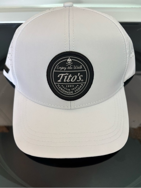 Other - True Linkswear Tito’s Logo Hat Water Resistant Cooling Back Material Golf Beach